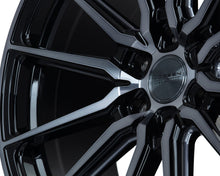 Load image into Gallery viewer, Vossen HF6-1 Wheels (20x9.5 / 6x139.7 / ET15 Offset / Deep Face / 106.1) Black/ Gunmetal/ Silver Polished / Bronze Finish - Brushed Matte Black Alternate Image