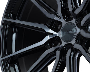 Vossen HF6-1 Wheels (22x9.5 / 6x135 / ET20 Offset / Deep Face / 87.1) Black/ Gunmetal/ Silver Polished / Bronze Finish