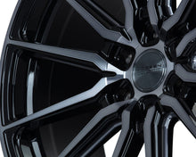 Load image into Gallery viewer, Vossen HF6-1 Wheels (24x10 / 6x139.7 / ET25 Offset / Deep Face / 106.1) Black/ Gunmetal/ Silver Polished / Bronze Finish Alternate Image