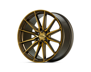 Vossen HF6-1 Wheels (22x9.5 / 6x135 / ET20 Offset / Deep Face / 87.1) Black/ Gunmetal/ Silver Polished / Bronze Finish