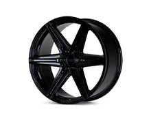 Load image into Gallery viewer, Vossen HF6-2 Wheels (22x9.5 / 6x139.7 / ET20 Offset / Deep Face / 106.1) Black/ Gunmetal/ Silver Polished / Bronze Finish - Brushed Matte Black Alternate Image