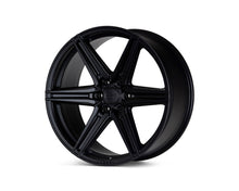 Load image into Gallery viewer, Vossen HF6-2 Wheels (22x9.5 / 6x135 / ET20 Offset / Deep Face / 87.1) Black/ Gunmetal/ Silver Polished / Bronze Finish - Brushed Matte Black Alternate Image
