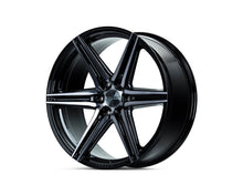 Load image into Gallery viewer, Vossen HF6-2 Wheels (24x10 / 6x139.7 / ET25 Offset / Deep Face / 106.1) Black/ Gunmetal/ Silver Polished / Bronze Finish - Brushed Matte Black Alternate Image