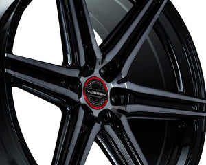 Vossen HF6-2 Wheels (20x9.5 / 6x139.7 / ET15 Offset / Deep Face / 106.1) Black/ Gunmetal/ Silver Polished / Bronze Finish