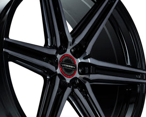 Vossen HF6-2 Wheels (24x10 / 6x135 / ET25 Offset / Deep Face / 87.1) Black/ Gunmetal/ Silver Polished / Bronze Finish