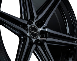 Vossen HF6-2 Wheels (20x9.5 / 6x139.7 / ET15 Offset / Deep Face / 106.1) Black/ Gunmetal/ Silver Polished / Bronze Finish