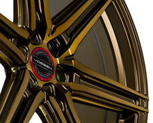 Load image into Gallery viewer, Vossen HF6-2 Wheels (20x9.5 / 6x135 / ET15 Offset / Deep Face / 87.1) Black/ Gunmetal/ Silver Polished / Bronze Finish - Brushed Matte Black Alternate Image