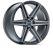 Load image into Gallery viewer, Vossen HF6-2 Wheels (20x9.5 / 6x135 / ET15 Offset / Deep Face / 87.1) Black/ Gunmetal/ Silver Polished / Bronze Finish - Tinted Matte Gunmetal Alternate Image