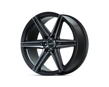 Load image into Gallery viewer, Vossen HF6-2 Wheels (24x10 / 6x139.7 / ET25 Offset / Deep Face / 106.1) Black/ Gunmetal/ Silver Polished / Bronze Finish - Brushed Matte Black Alternate Image