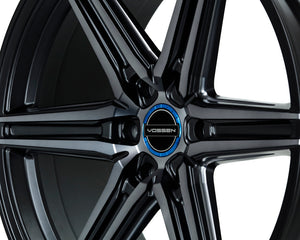 Vossen HF6-2 Wheels (24x10 / 6x135 / ET25 Offset / Deep Face / 87.1) Black/ Gunmetal/ Silver Polished / Bronze Finish