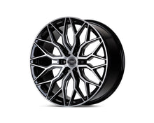 Load image into Gallery viewer, Vossen HF6-3 Wheels (24x10 / 6x135 / ET25 Offset/ Deep Face / 87.1) Black/ Gunmetal/ Silver Polished Finish Alternate Image