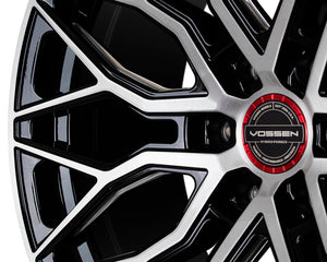 Vossen HF6-3 Wheels (24x10 / 6x135 / ET25 Offset/ Deep Face / 87.1) Black/ Gunmetal/ Silver Polished Finish