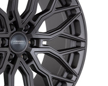 Load image into Gallery viewer, Vossen HF6-3 Wheels (22x9.5 / 6x135 / +20 Offset / Deep Face / 87.1) Black/ Gunmetal/ Silver Polished Finish - Brushed Gloss Alternate Image