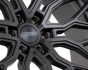 Vossen HF6-3 Wheels (24x10 / 6x135 / ET25 Offset/ Deep Face / 87.1) Black/ Gunmetal/ Silver Polished Finish