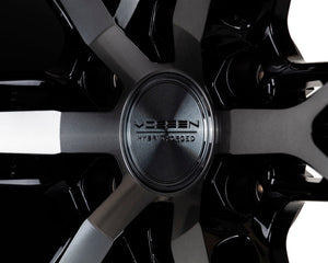 Vossen HF6-4 Wheels (22x10/ 6x139.7/ ET-18 Offset / Super Deep Face / 106.1) Black / Gunmetal / Bronze Finish