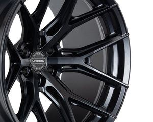 Vossen HF6-4 Wheels (22x12  / ET+20 Offset / Deep Face) [Satin Black Finish] 6x135 PDC/87.1 Hub or  6x139.7 PDC/106.1 Hub