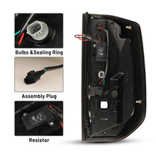 Load image into Gallery viewer, Winjet LED Tail Lights for Toyota Tundra (2014-2021) With Sequential Turn Signal - Black / Gloss Black / Chrome CTRNG0667 Alternate Image