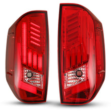 Load image into Gallery viewer, Winjet LED Tail Lights for Toyota Tundra (2014-2021) With Sequential Turn Signal - Black / Gloss Black / Chrome CTRNG0667 Alternate Image