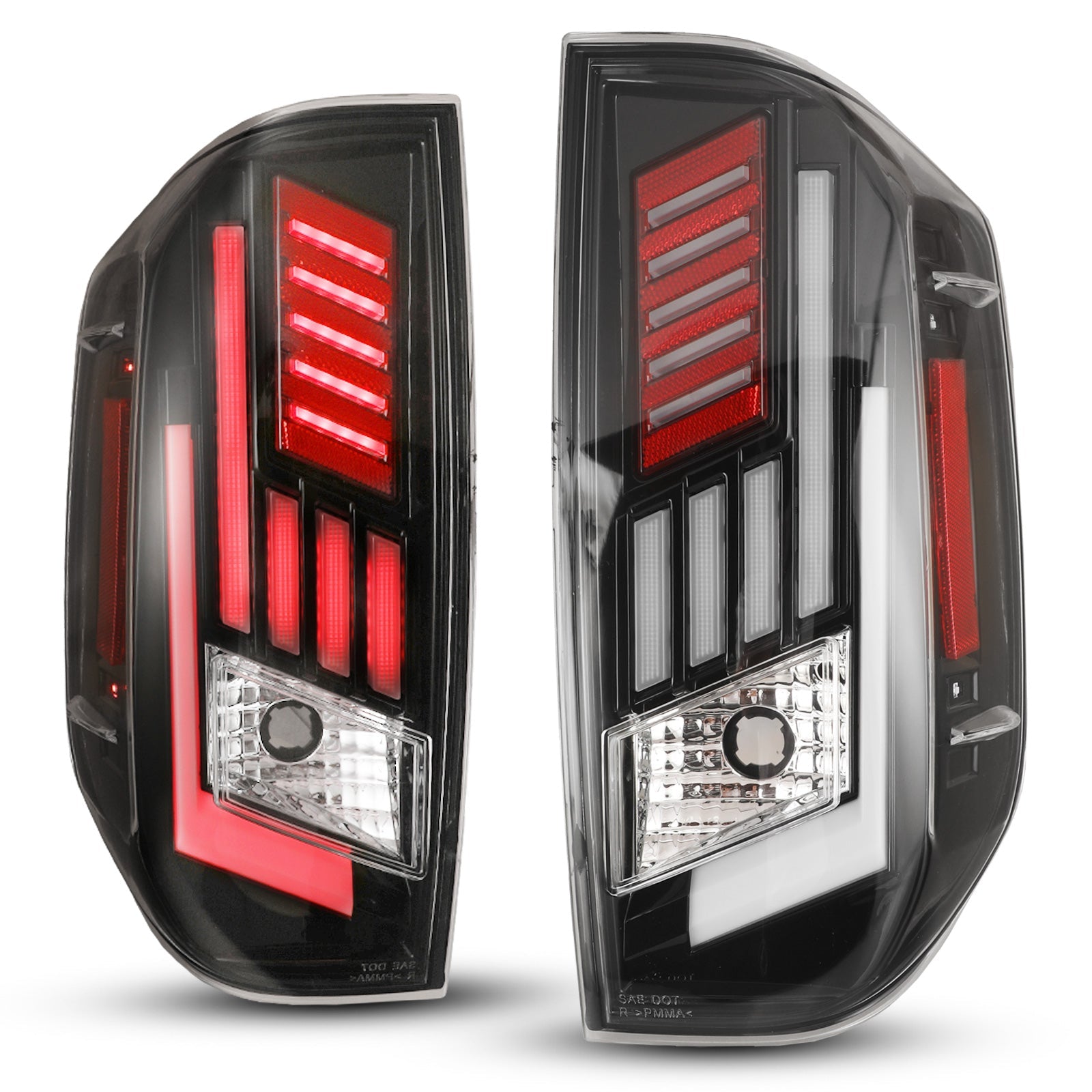 Winjet LED Tail Lights for Toyota Tundra (2014-2021) With Sequential T