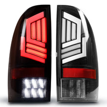 Load image into Gallery viewer, Winjet LED Tail Lights Toyota Tacoma (05-15) Sequential Turn Signal - Matte Black / Gloss Black CTWJ-0704 Alternate Image