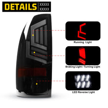 Load image into Gallery viewer, Winjet LED Tail Lights Toyota Tacoma (05-15) Sequential Turn Signal - Matte Black / Gloss Black CTWJ-0704 Alternate Image