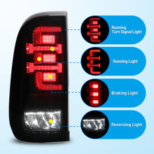 Load image into Gallery viewer, Winjet LED Tail Lights for Ford F250 / F350 / F450 Super Duty (2008-2016) with or without Sequential Turn Signal Light - Black or Gloss Black Alternate Image