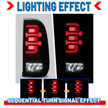 Load image into Gallery viewer, Winjet LED Tail Lights for Ford F250 / F350 / F450 Super Duty (2008-2016) with or without Sequential Turn Signal Light - Black or Gloss Black Alternate Image