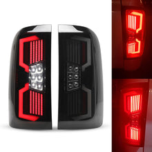 Load image into Gallery viewer, Winjet V2 Renegade LED Tail Lights Chevy Silverado 1500 (14-18) 2500HD/3500HD (15-19) w/ LED Lightbars &amp; Sequential Turn Signals Alternate Image