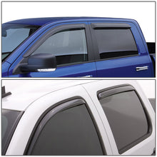 Load image into Gallery viewer, DNA Window Visors Hyundai Elantra Sedan (2007-2010) Tape-On - Dark Smoke Alternate Image