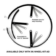 Load image into Gallery viewer, XKGlow Led Wheel Ring Lights w/ Turn Signal Function/ XKChrome Smartphone App Controlled - 15" or 15-18" Adjustable Ring - 15" Adjustable Ring Alternate Image