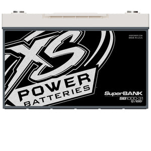 XS Power Batteries 12V Super Bank Capacitor Modules w/ M6 Terminal Bolts 20000 Max Amps SB1000-31