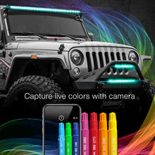 Load image into Gallery viewer, XKGlow RGBW Light Bar High Power Offroad Work/ Hunting Light w/ Built-in XKChrome Bluetooth Controller - 14/ 20/ 32/ 38/ 50 inches - 14" RGBW Light Bar Alternate Image