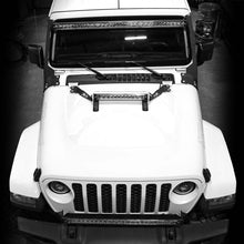 Load image into Gallery viewer, XKGlow Jeep Wrangler JK/ Wrangler JL &amp; JT Hood 20&quot; Light Bar Bracket Kit Alternate Image