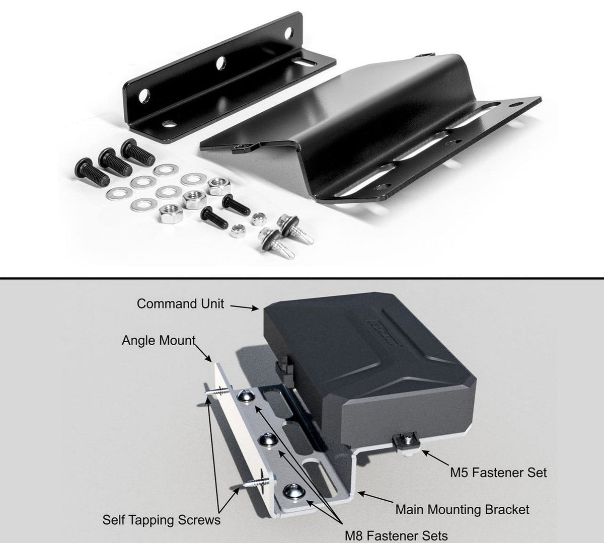 XKGlow XKcommand Hub Bracket - Universal Mounting/ Jeep Wrangler JK/ J