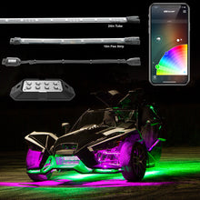 Load image into Gallery viewer, XKGlow LED Underglow Light Kit (Polaris Slingshot) w/ XKCHROME Smartphone App Controller - Standard or Advance Alternate Image