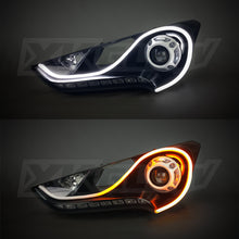 Load image into Gallery viewer, XKGlow Sequential Switchback LED Strip Kit DRL Turnsignal for Headlights (2pc) - 24" or 36" - 24" Alternate Image