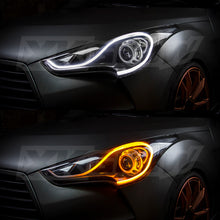 Load image into Gallery viewer, XKGlow Sequential Switchback LED Strip Kit DRL Turnsignal for Headlights (2pc) - 24" or 36" - 24" Alternate Image