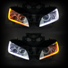 Load image into Gallery viewer, XKGlow Sequential Switchback LED Strip Kit DRL Turnsignal for Headlights (2pc) - 24" or 36" - 24" Alternate Image