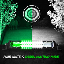 Load image into Gallery viewer, XKGlow 2-in-1 LED Light Bar w/ White &amp; Hunting Green Flood &amp; Spot Work Light + Free Wiring Harness [3 Year Warranty] 10/ 20/ 30 Inches - 10 Inches Alternate Image