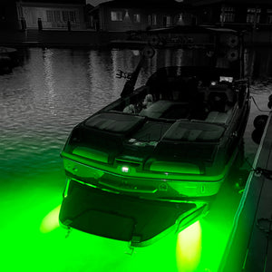 XKGlow RGB Led Underwater Light [48 Watts] Boat Add-On