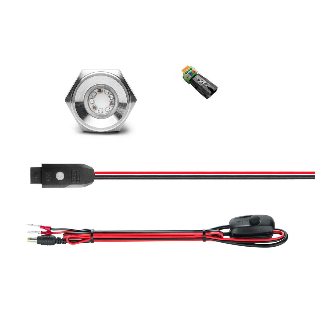 XKGlow RGB Led Drain Plug Boat Light Kit [13 watts] - 1pc