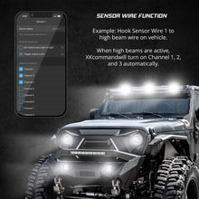 Load image into Gallery viewer, XKGlow XKCommand Off Road Switch Panel w/ Bluetooth-Controlled App Alternate Image