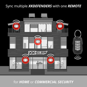 XKGlow XKDefender - 7 Mode Led Work & Security Light w/ Remote