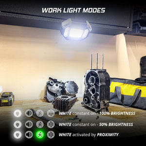 XKGlow XKDefender - 7 Mode Led Work & Security Light w/ Remote