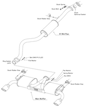 Load image into Gallery viewer, HKS Exhaust Toyota GR Corolla (23-25) Legamax Catback w/ Blue Burnt Tips 31021-AT009 - Default Title Alternate Image