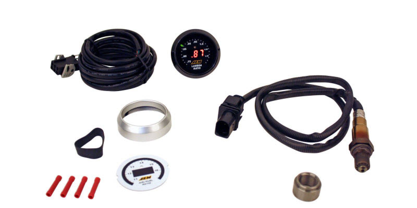 52mm Wideband O2 Air Fuel Ratio Gauge – AEM 30-4110 Style W/ 4.9 LSU Sensor