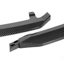 Load image into Gallery viewer, DNA Front Bumper Lip for Lexus IS350 (21-23) IS500 (22-23) 3-Piece V-Style with Matte Black Finish - Default Title Alternate Image