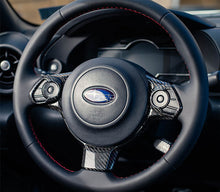 Load image into Gallery viewer, OLM Steering Wheel Covers FR-S (13-16) BRZ (13-20) 86 (17-20) LE Dry Carbon Fiber - Default Title Alternate Image