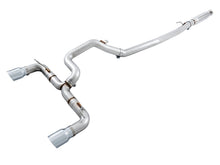 Load image into Gallery viewer, AWE Exhaust Ford Focus RS (2016-2018) Catback w/ 4.5” Tips Track / Touring / SwitchPath - Track / Chrome Silver Tips / Non Resonated Alternate Image