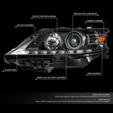 Load image into Gallery viewer, DNA Projector Headlights Lexus RX350 RX450H (2013-2015) OE Style w/ Black or Chrome Housing Alternate Image